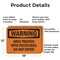 Signmission Treated With Pesticides Do Not Enter OSHA Warning Sign, Aluminum, 18in W x 12in L, 2PK OS-2PACK-WS-A-1218-L-12438 - alternate 7